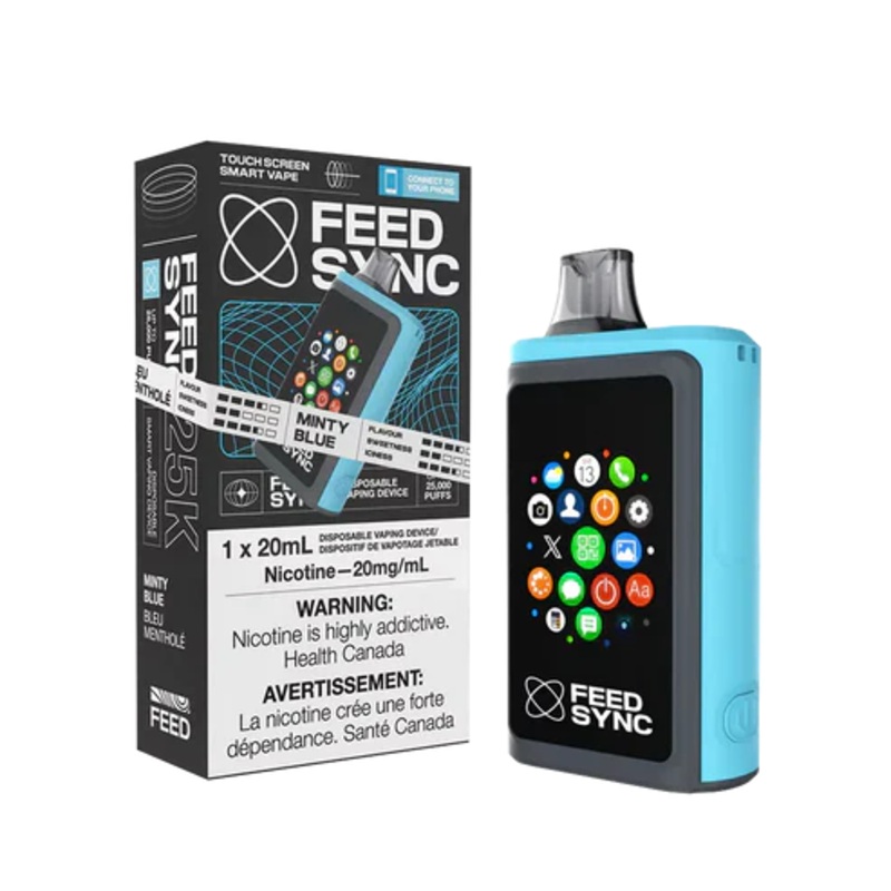 Feed Sync Disposable Vape – 25K – Minty Blue
