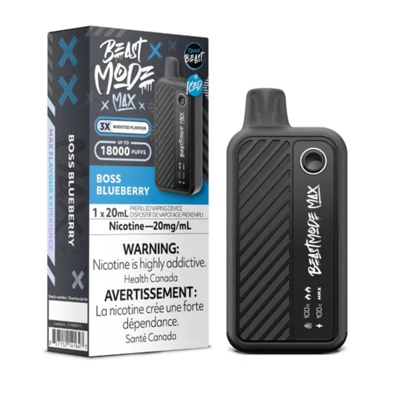 Flavour Beast Beast Mode Max 18K Disposable – 20ML – Boss Blueberry
