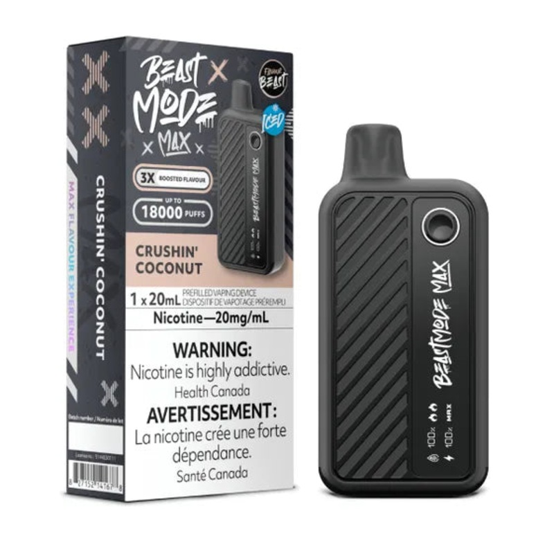 Flavour Beast Beast Mode Max 18K Disposable – 20ML – Crushin’ Coconut