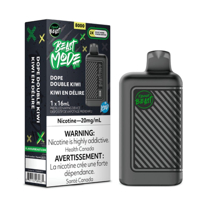 Flavour Beast Beast Mode Max 18K Disposable – 20ML – Dope Double Kiwi
