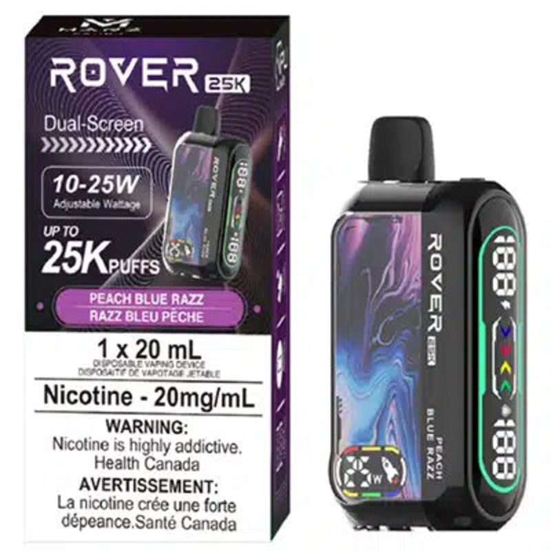 Marz Rover Disposable Vape – 25K – Peach Blue Razz