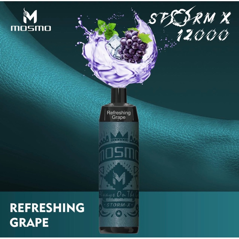 Mosmo Storm X Disposable Vape – Refreshing Grape