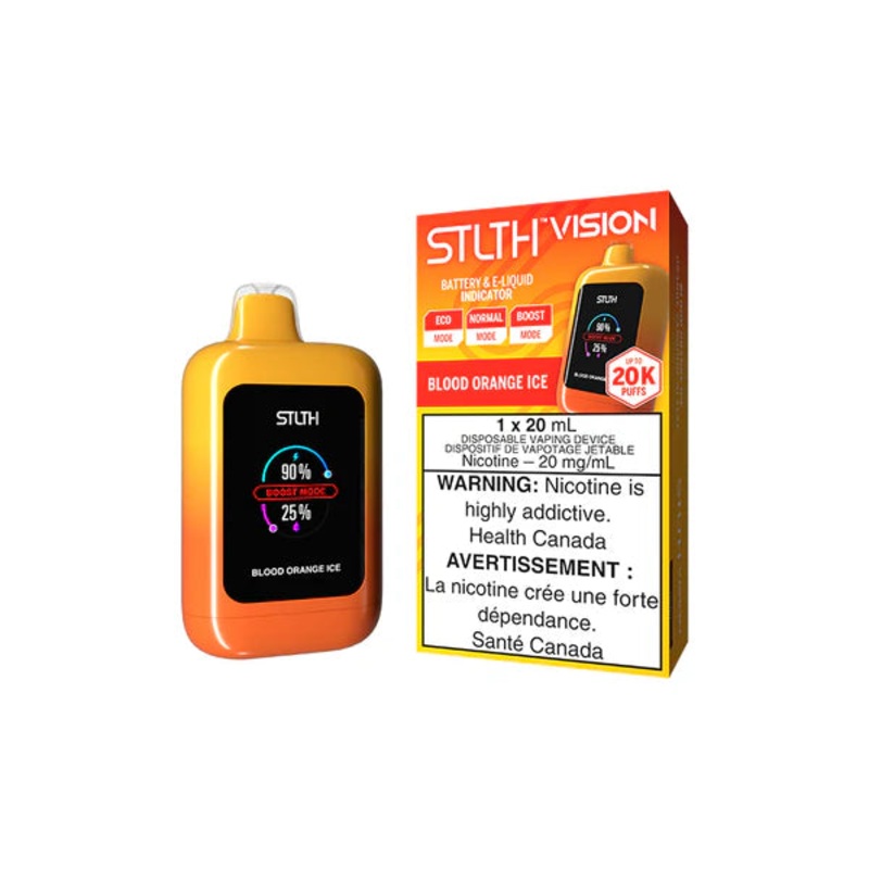 Stlth Vision Disposable Vape – 20K Puffs – Blood Orange Ice