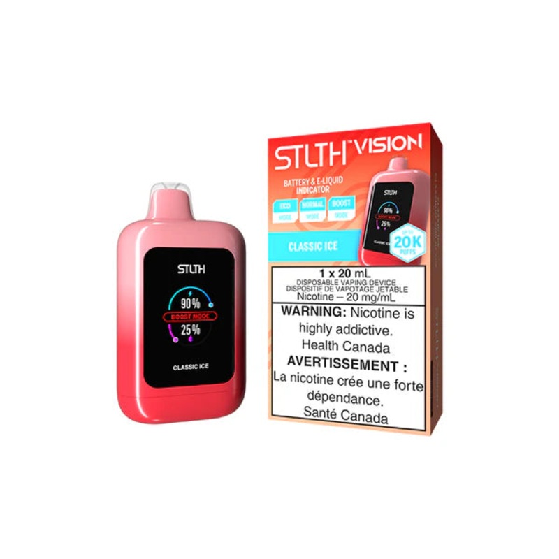 Stlth Vision Disposable Vape – 20K Puffs – Classic Ice