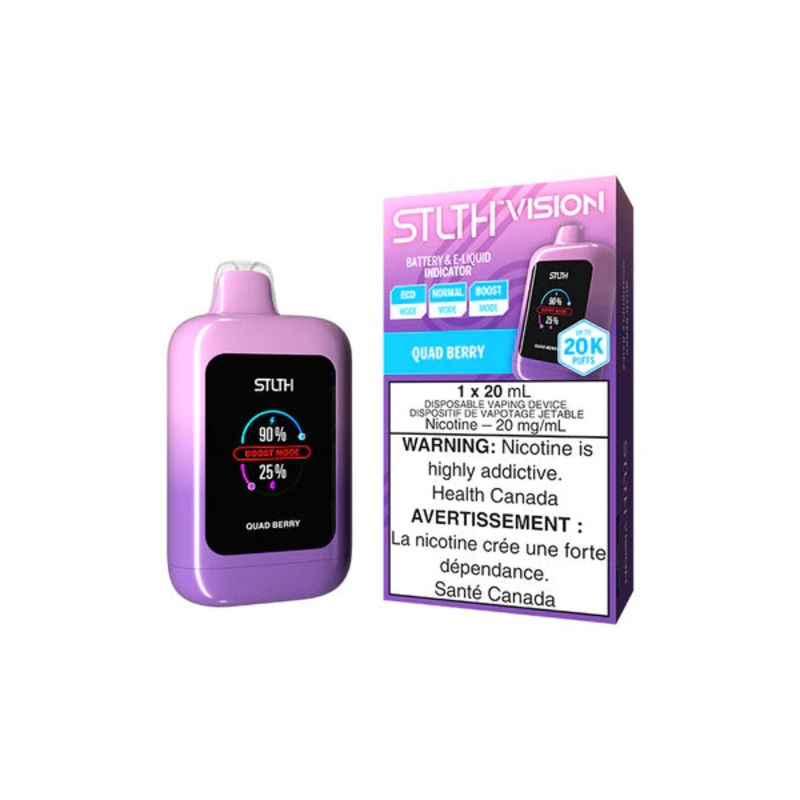 Stlth Vision Disposable Vape – 20K Puffs – Quad Berry