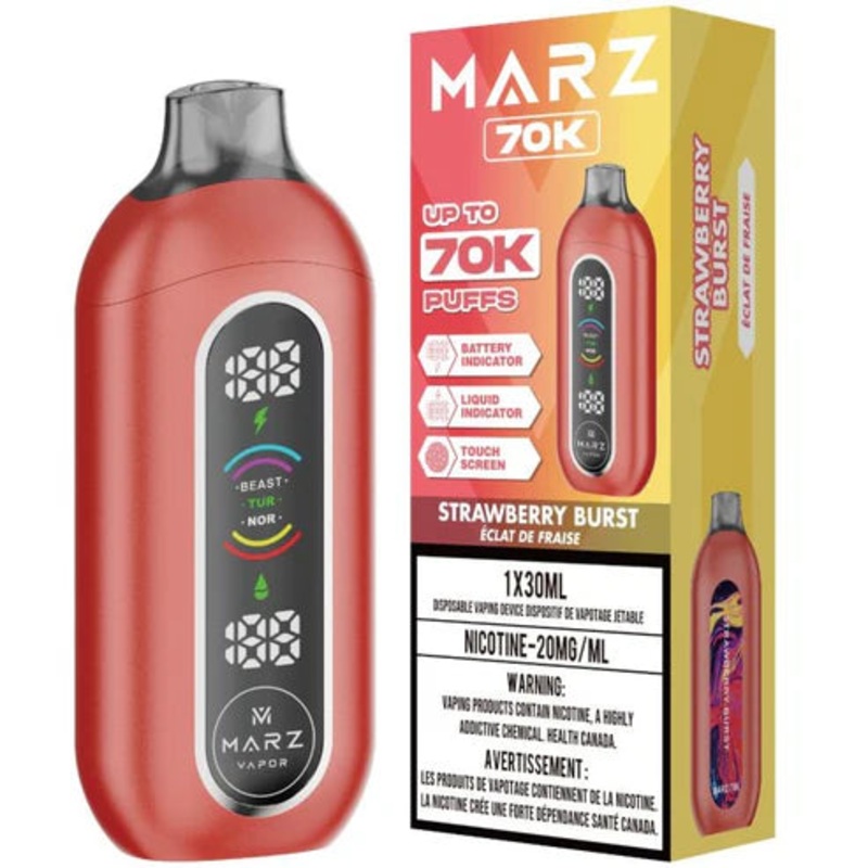 Marz Disposable 70K Puffs – Strawberry Burst