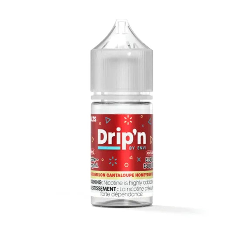 Dripn by Envi E-Liquid  Watermelon Cantaloupe Honeydew Ice | 30 mL Salt Nicotine