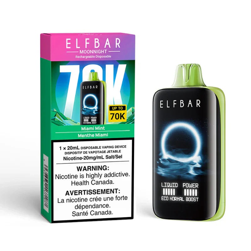 Elf Bar MoonNight 70K Puffs – Miami Mint