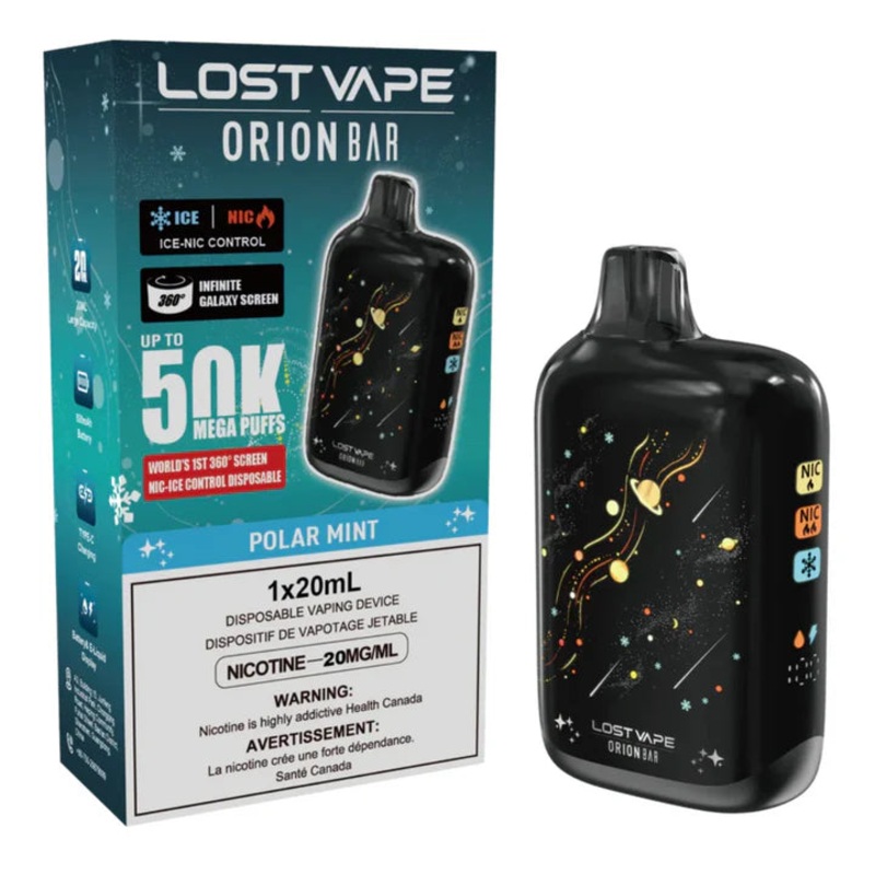 Lost Vape Orion Disposable Vape – 50K Puffs – Polar Mint