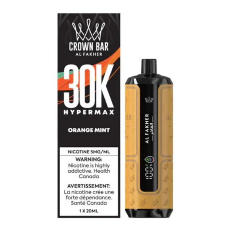 Al Fakher Hyper Bar 30K Disposable Vape –  30,000 Puffs – Orange Mint