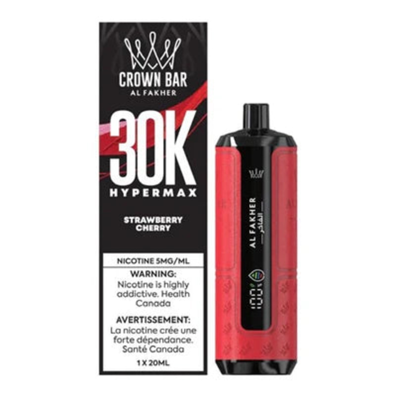 Al Fakher Hyper Bar 30K Disposable Vape –  30,000 Puffs – Strawberry Cherry