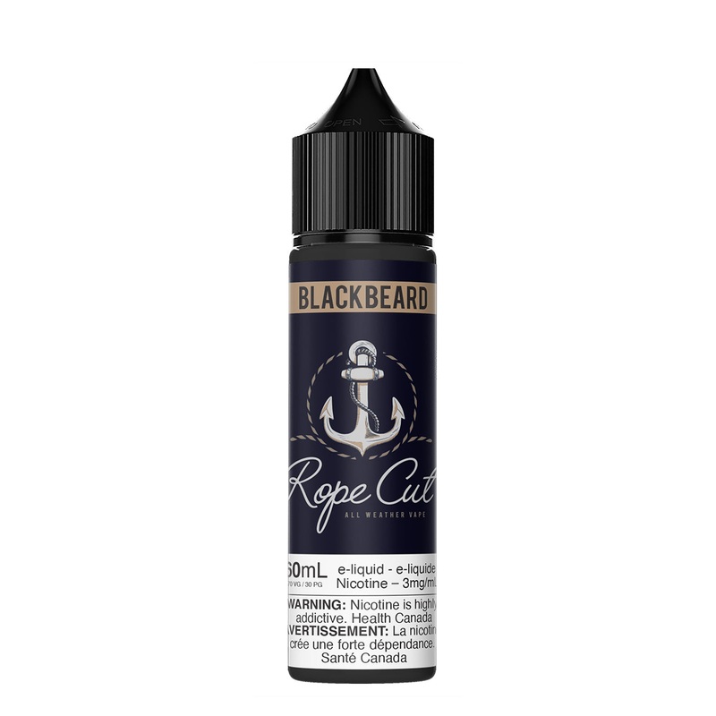 Blackbeard 60ml by Rope Cut|0mg|3mg – Provincial|6mg – Provincial|12mg – Provincial