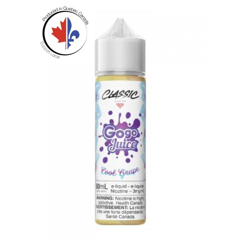 COOL GRAPE 60ML BY GOGO JUICE|0mg|3mg|6mg|12mg