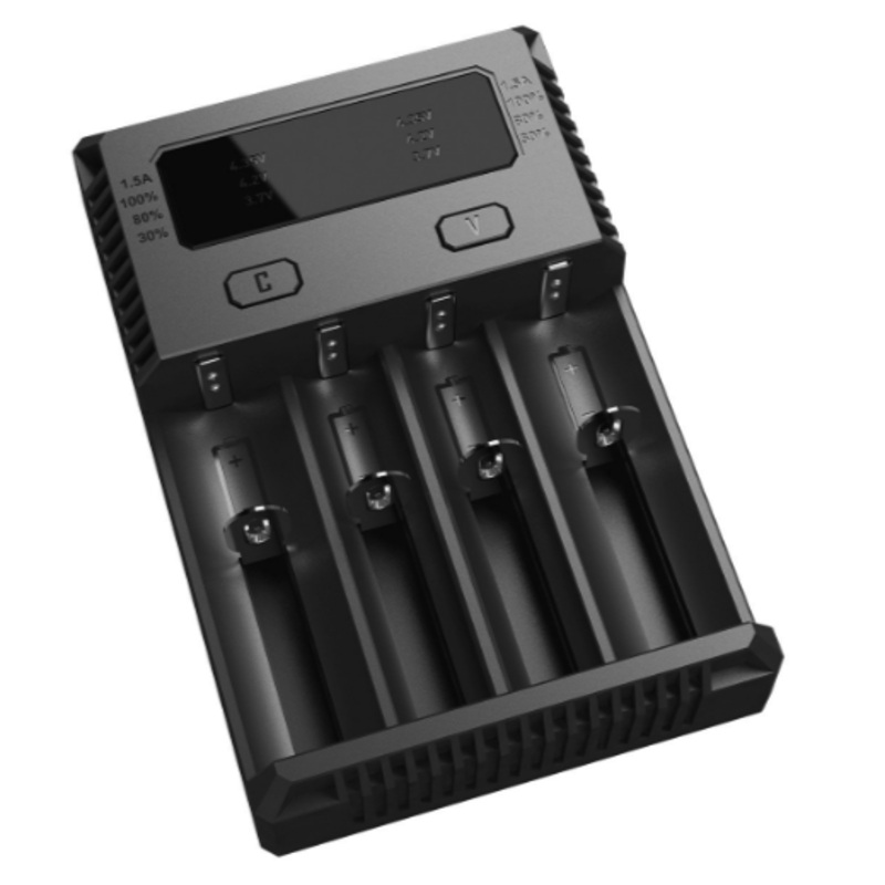 I4 Quadruple Charger|Black