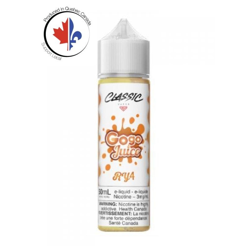 RY4 60ML BY GOGO JUICE|0mg|3mg|6mg|12mg