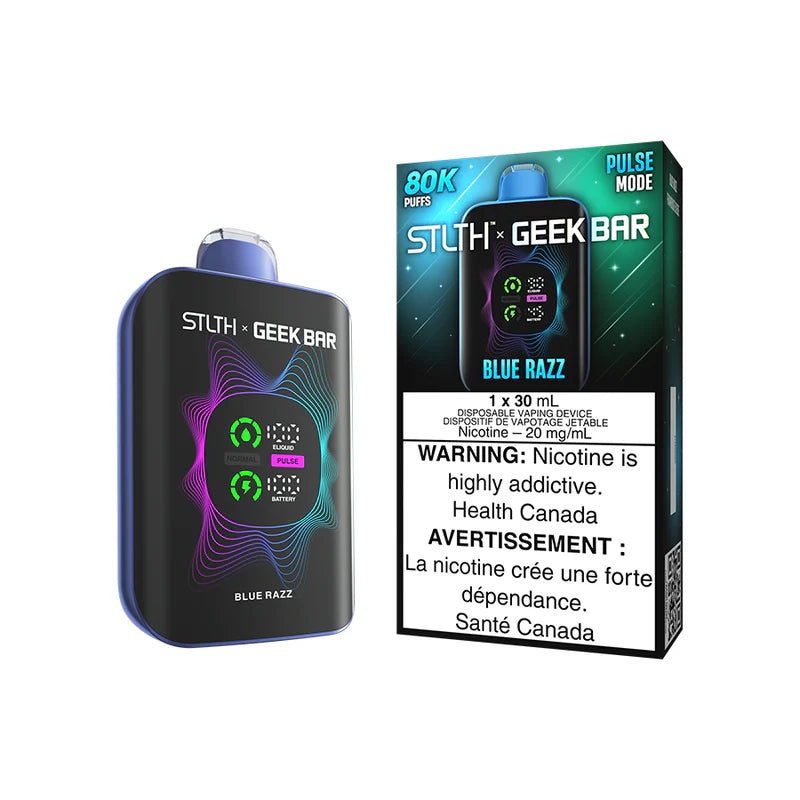 Stlth X Geek Bar Disposable – 80K Puffs – Blue Razz