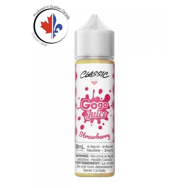STRAWBERRY 60ML BY GOGO JUICE|0mg|0mg – Provincial|3mg – Provincial|6mg – Provincial|12mg – Provincial