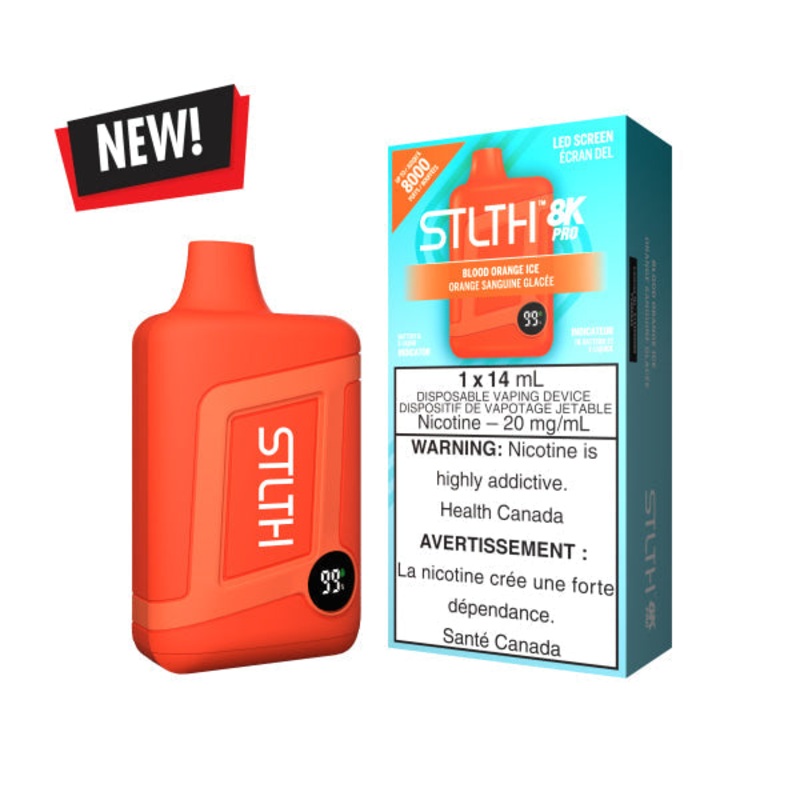 Blood Orange Ice STLTH 8K PRO Disposable
