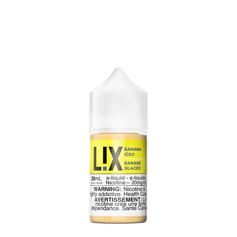 Banana Iced Salts 30ml by L!X|10mg|20mg
