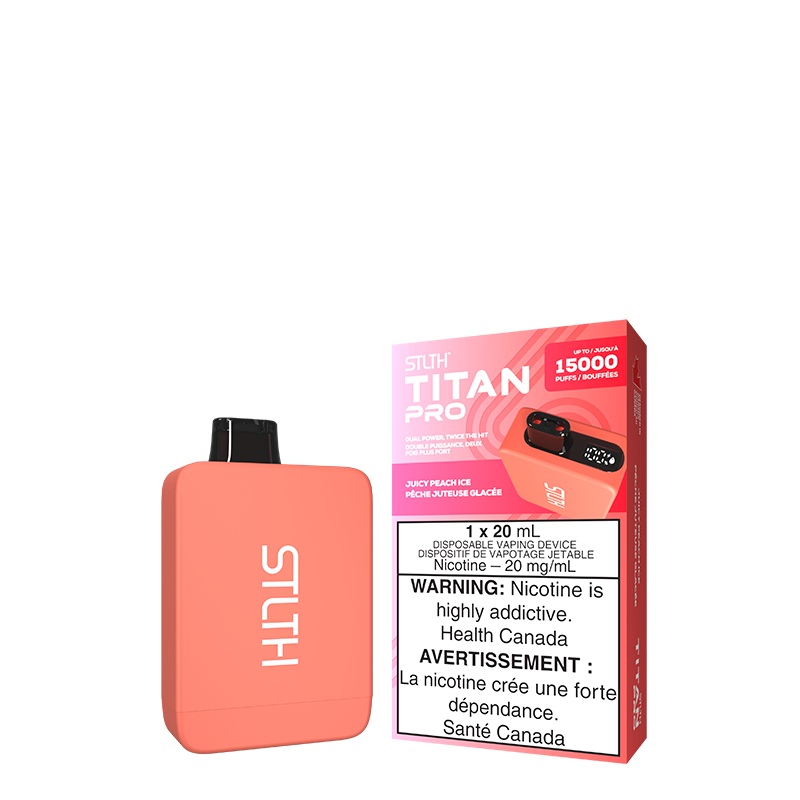 JUICY PEACH ICE STLTH TITAN PRO DISPOSABLE
