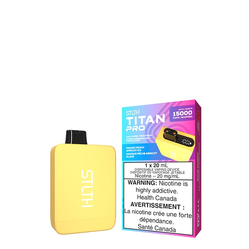 MANGO PEACH APRICOT ICE STLTH TITAN PRO DISPOSABLE