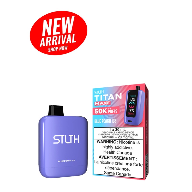 Blue Peach Ice STLTH TITAN MAX Disposable