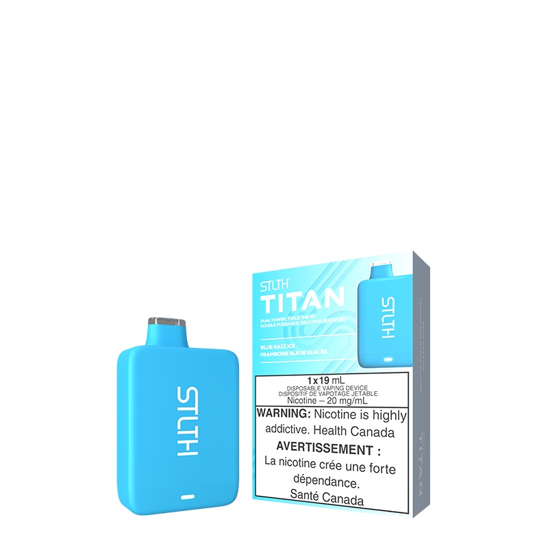 BLUE RAZZ ICE STLTH TITAN DISPOSABLE