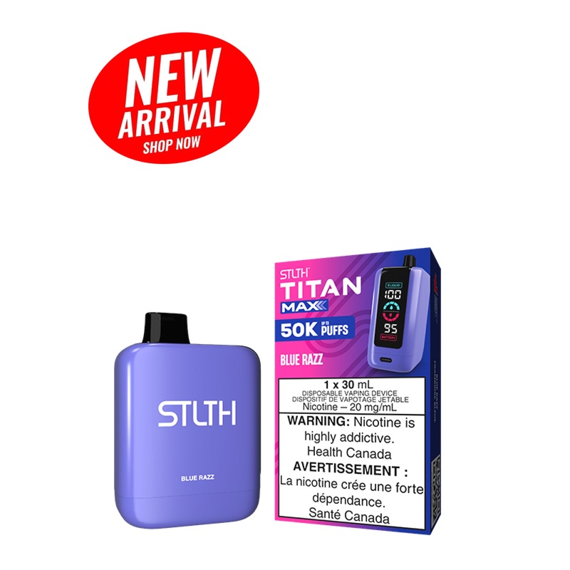 Blue Razz STLTH TITAN MAX Disposable
