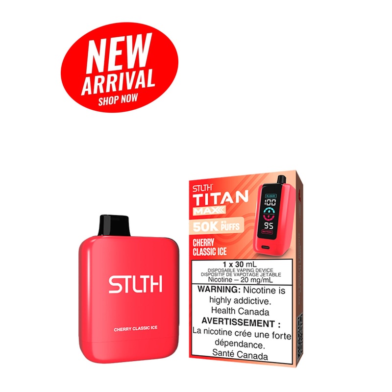 Cherry Classic Ice STLTH TITAN MAX Disposable