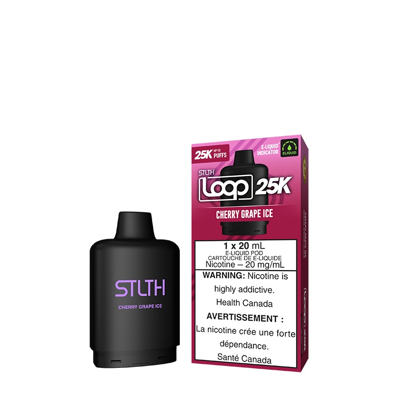 Cherry Grape Ice STLTH Loop 25K Pod