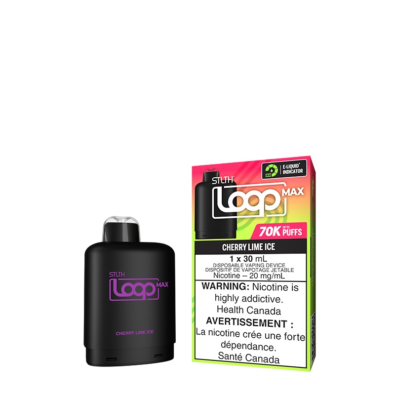 Cherry Lime Ice STLTH Loop MAX Pod