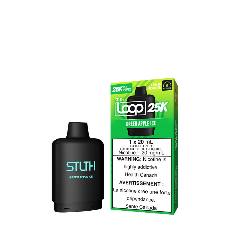 Green Apple Ice STLTH Loop 25K Pod