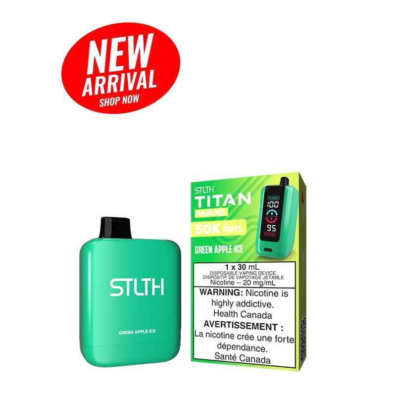 Green Apple Ice STLTH TITAN MAX Disposable