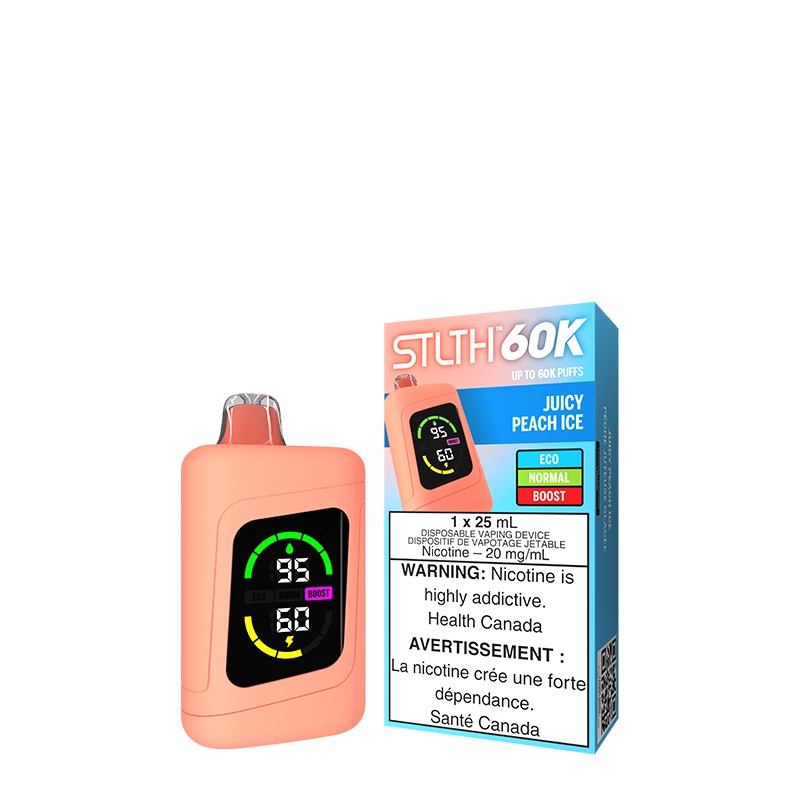 Juicy Peach Ice STLTH 60K Disposable