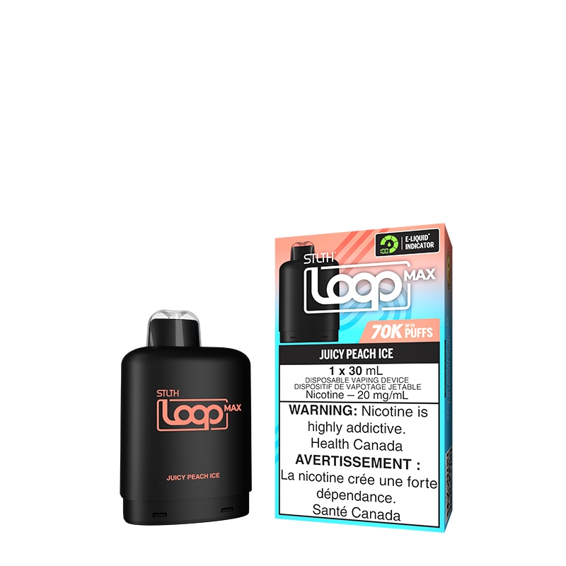 Juicy Peach Ice STLTH Loop MAX Pod