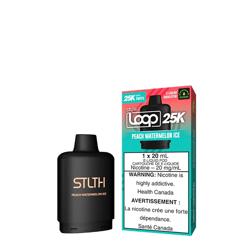 Peach Watermelon Ice STLTH Loop 25K Pod
