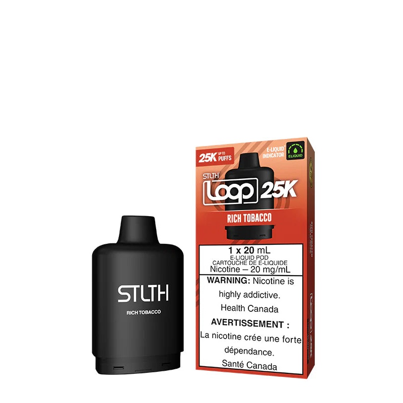 Rich Tobacco STLTH Loop 25K Pod