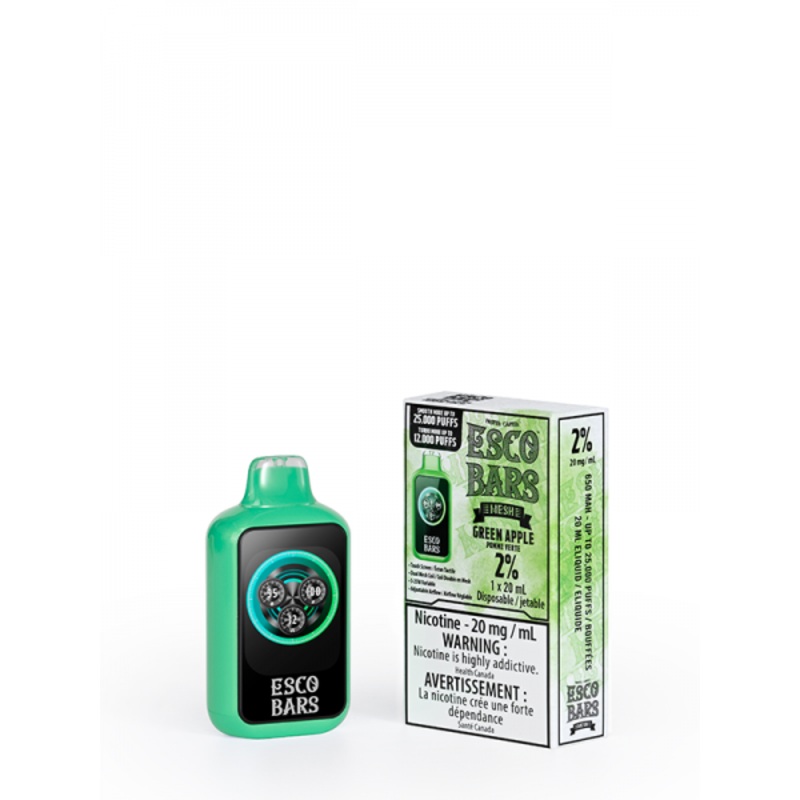 Green Apple ESCO BARS Disposable