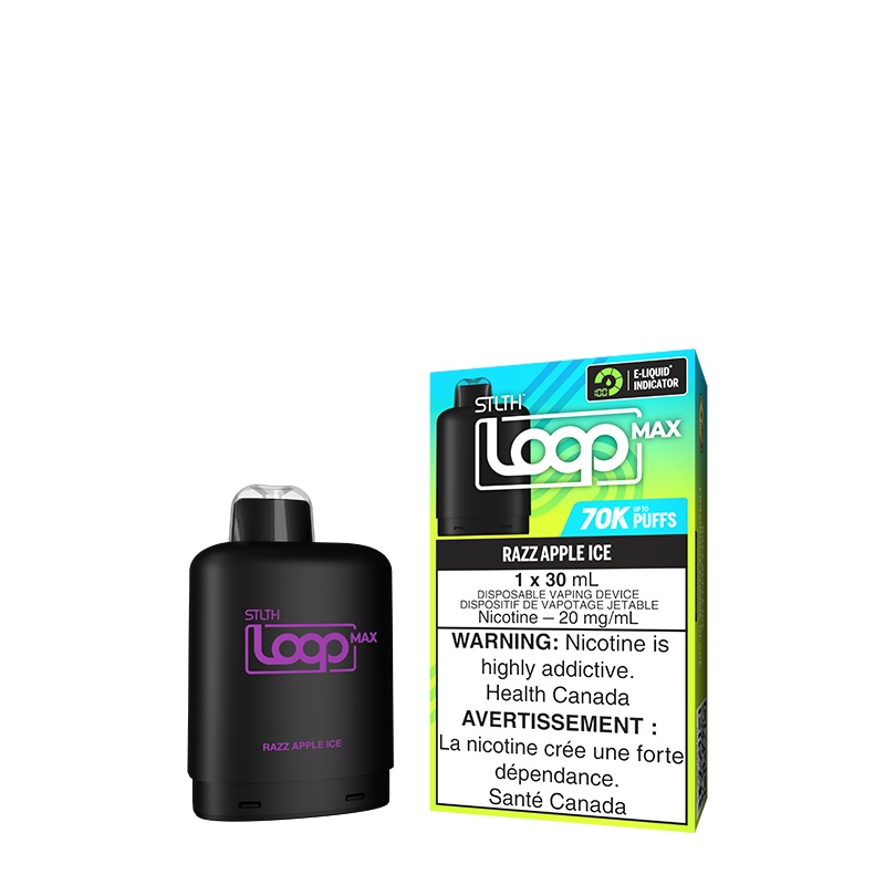 Razz Apple Ice STLTH Loop MAX Pod