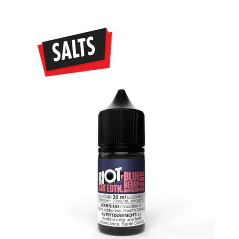 SALE BLUEBERRY SOUR RASPBERRY SALTS 30ML BY RIOT BAR