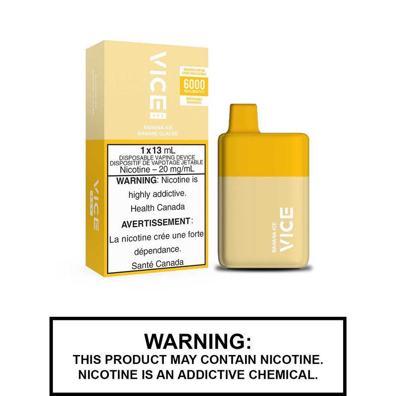 Banana Ice by Vice Box Disposable Vape