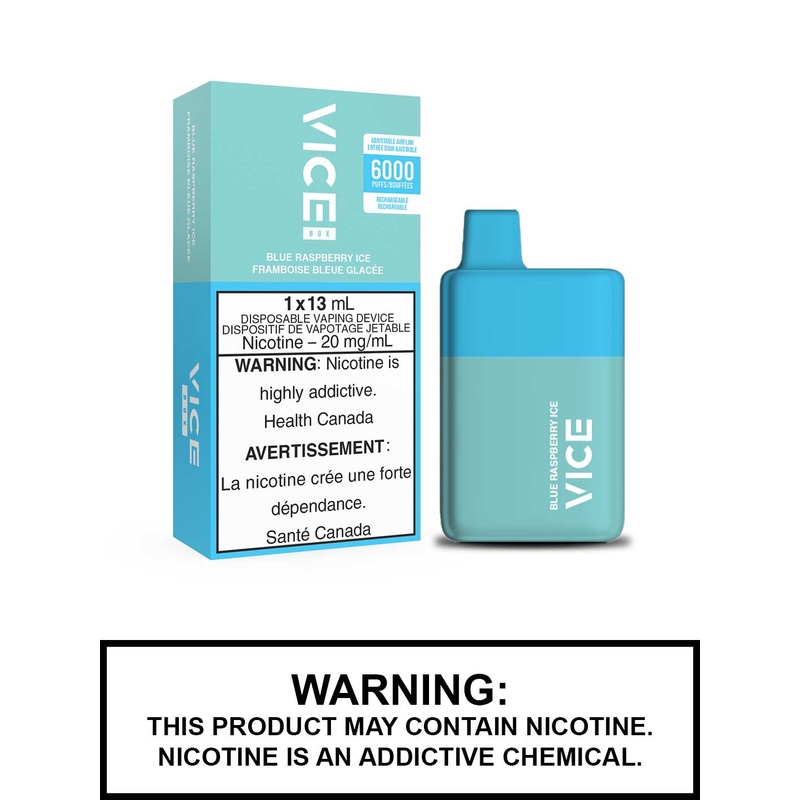 Blue Raspberry Ice by Vice Box Disposable Vape