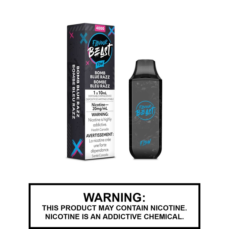 Bomb Blue Razz by Flavour Beast Flow Disposable Vapes