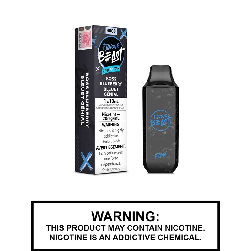 Boss Blueberry Iced by Flavour Beast Flow Disposable Vapes