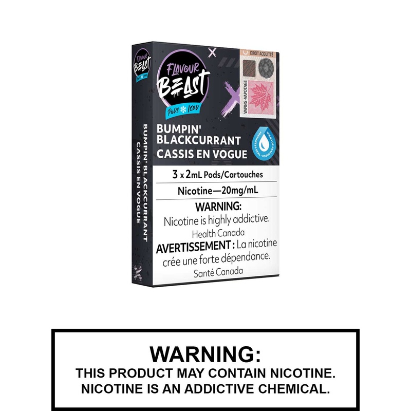 Bumpin’ Blackcurrant Iced Flavour Beast Pods