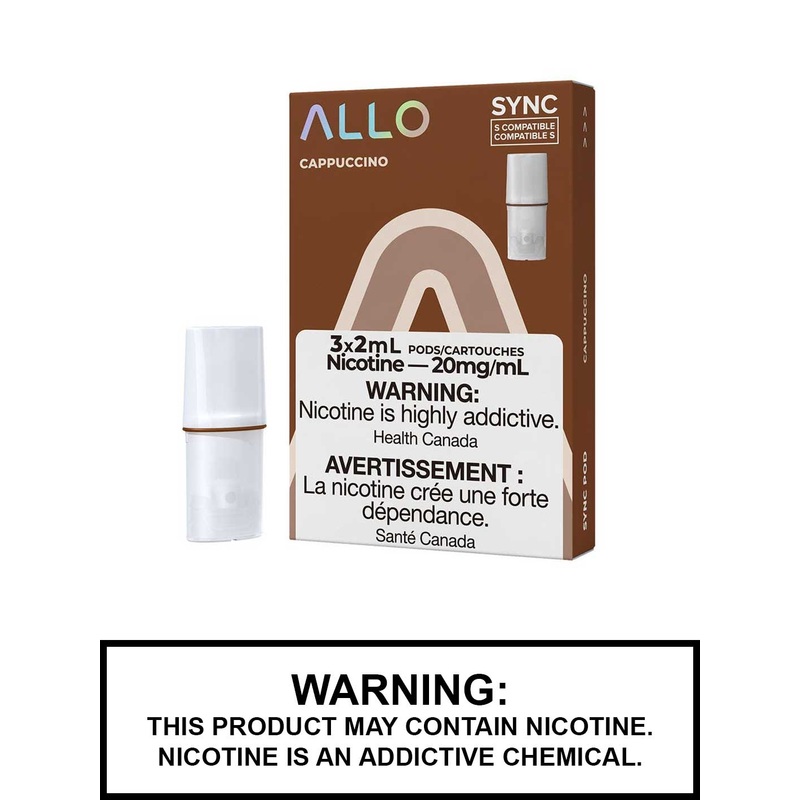 Cappuccino Allo Sync Pods|20mg
