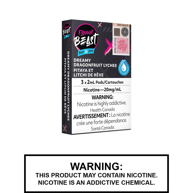 Dreamy Dragonfruit Lychee Iced Flavour Beast Pods