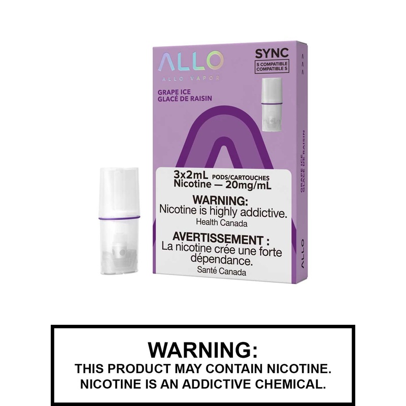 Grape Ice Allo Sync Pods|20mg