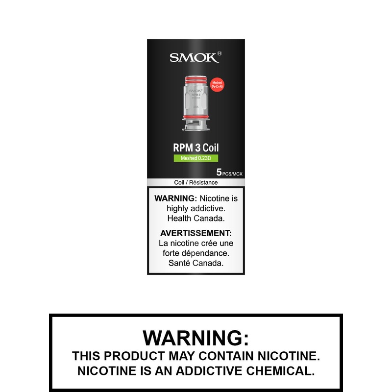 SMOK RPM 3 Replacement Coils|Mesh 0.15ohm|Mesh 0.23ohm