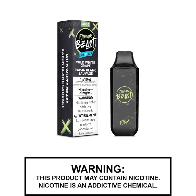 Wild White Grape Iced by Flavour Beast Flow Disposable Vapes